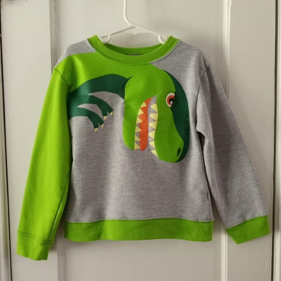 T-Rex Dinosaur Tyrannosaurus Rex Sweater Boys Size 5 - Picture 1 of 10